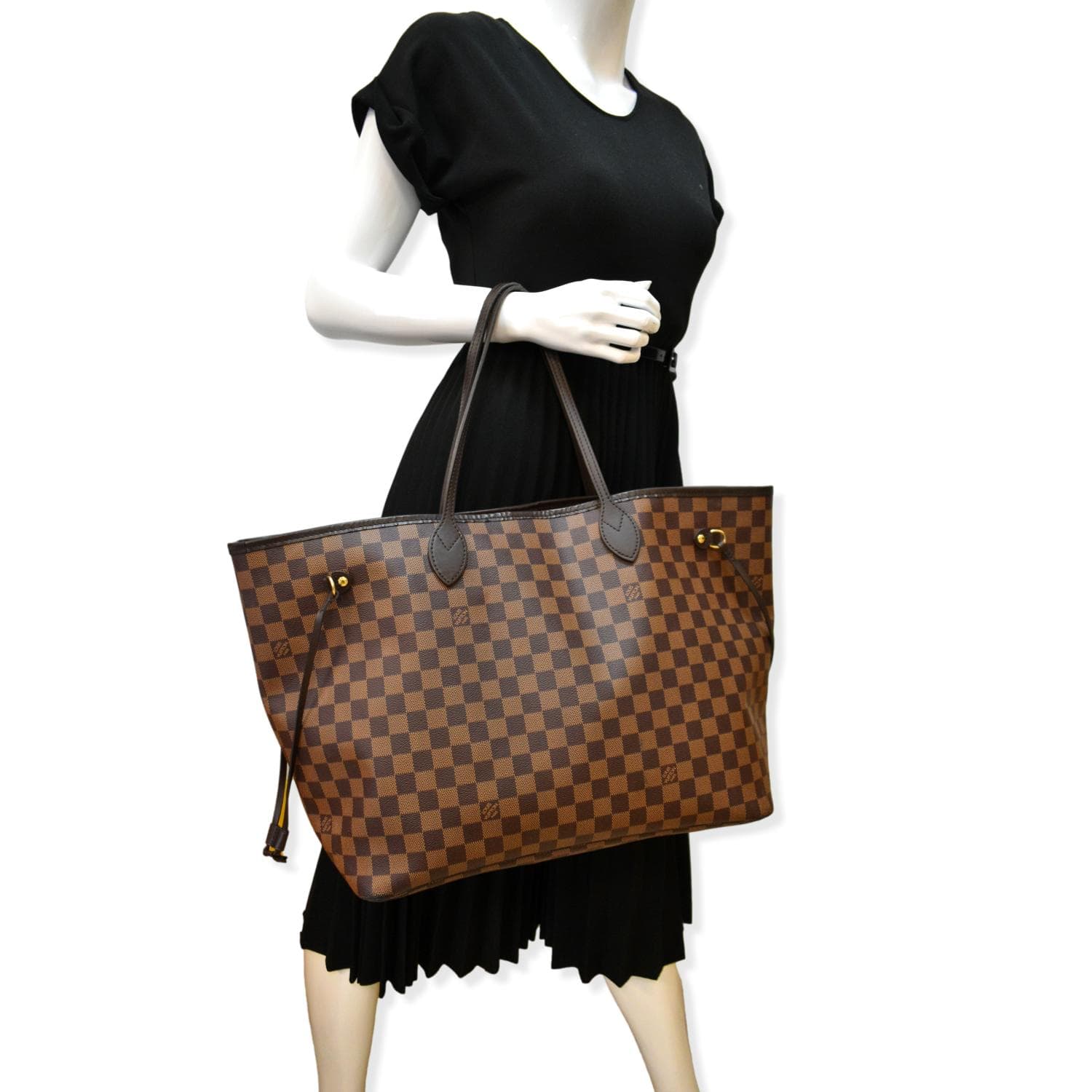 Louis Vuitton Damier Ebene Neverfull GM w/ Pouch - Brown Totes, Handbags -  LOU795996
