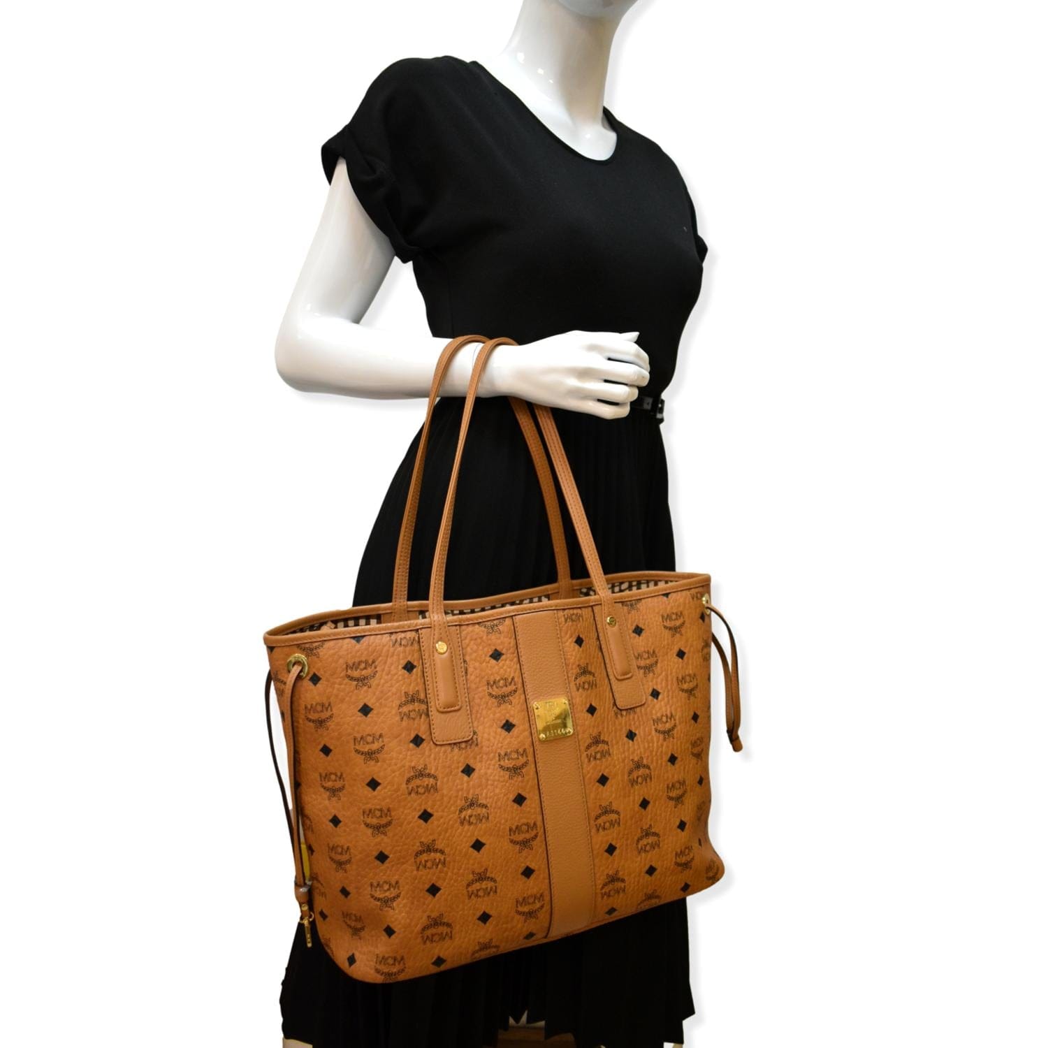 Medium mcm tote bag Clearance