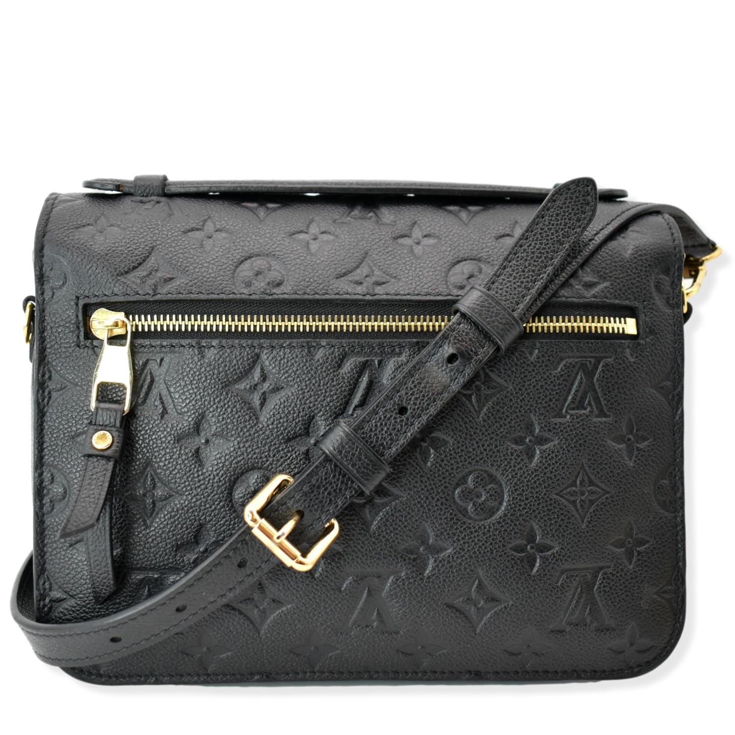 LV Louis Vuitton Black Leather Metis Sling Bag 100% AUTHENTIC+