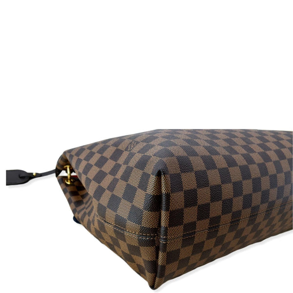 Louis Vuitton Graceful MM Damier Ebene Shoulder Bag Brown
