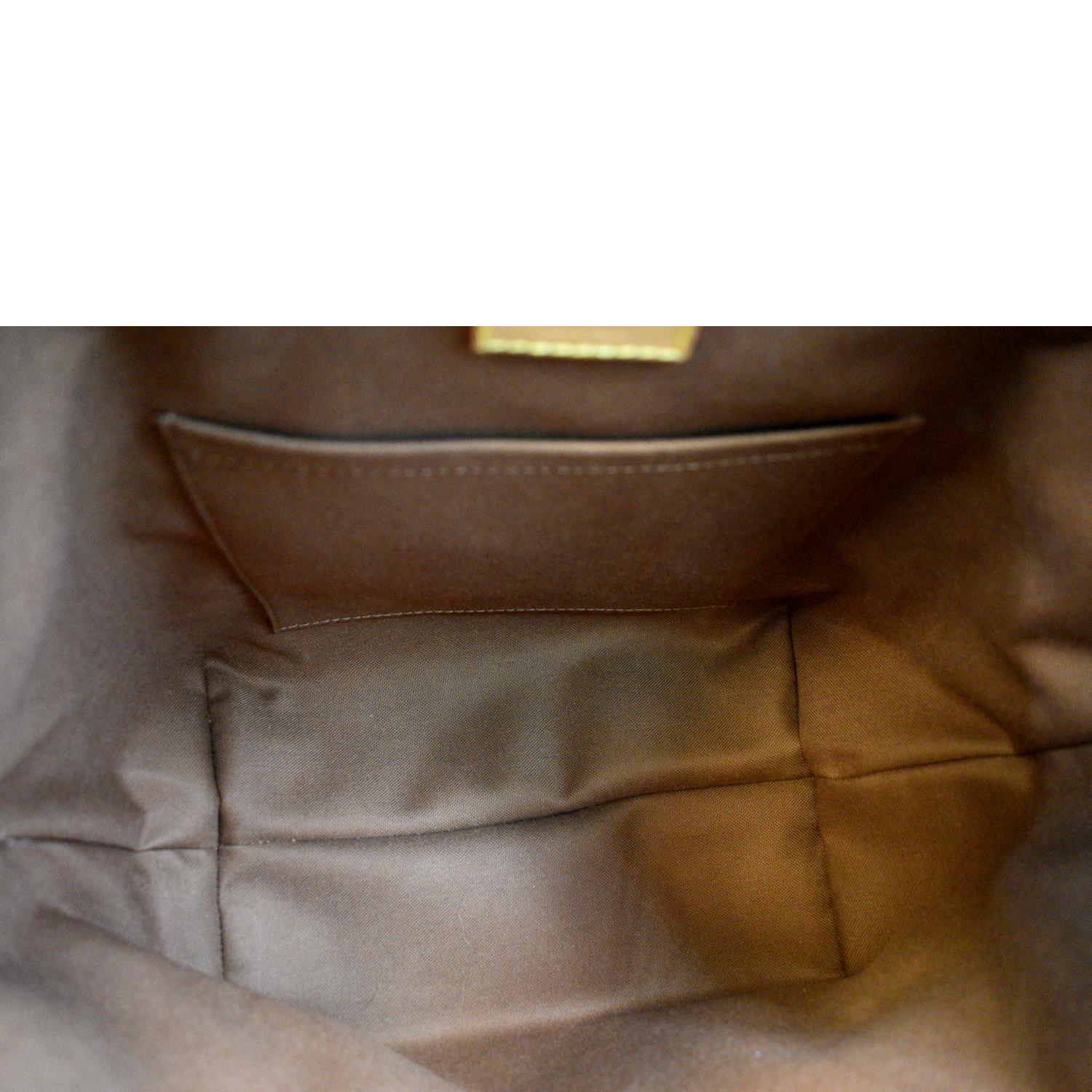 Montsouris PM Monogram Canvas/Natural leather - Handbags