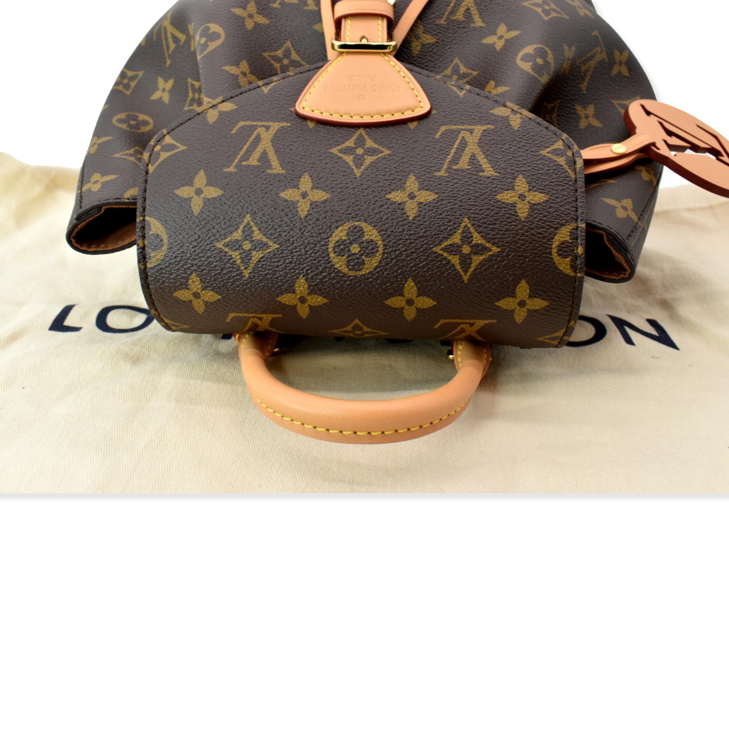 Louis Vuitton Montsouris PM Monogram Canvas Backpack Brown Louis Vuitton Montsouris PM Monogram Canvas Backpack Brown