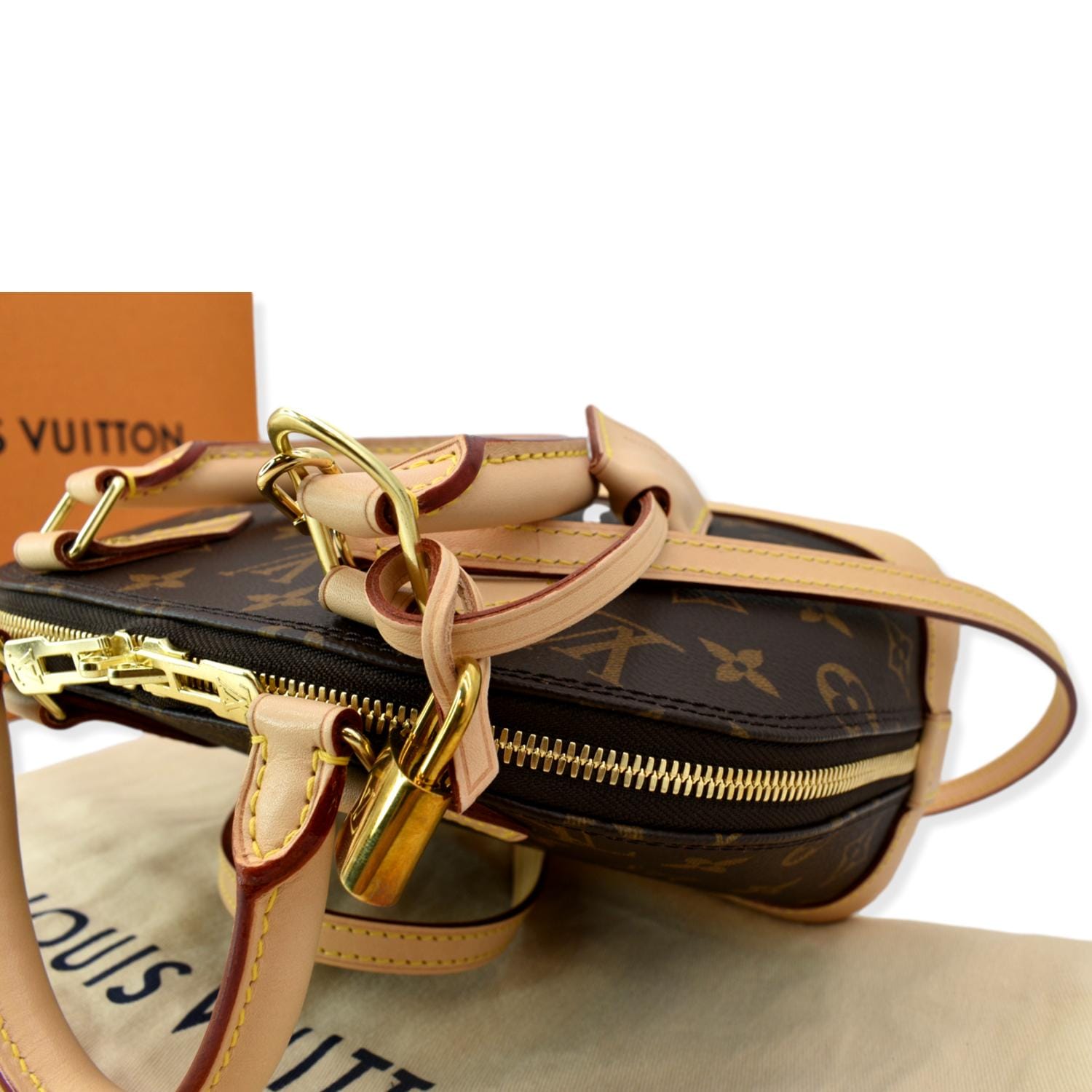 Brown Louis Vuitton Monogram Alma BB Satchel – Designer Revival