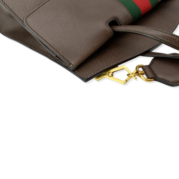 Gucci Butterfly Linea Leather Large Top Handle Shoulder Bag\