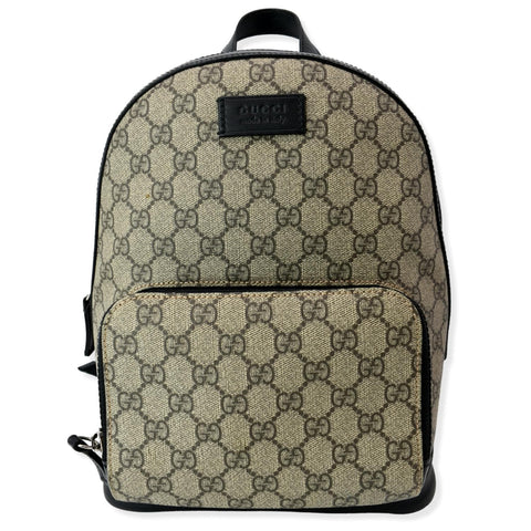 GUCCI Eden Small GG Monogram Supreme Backpack Beige 429020
