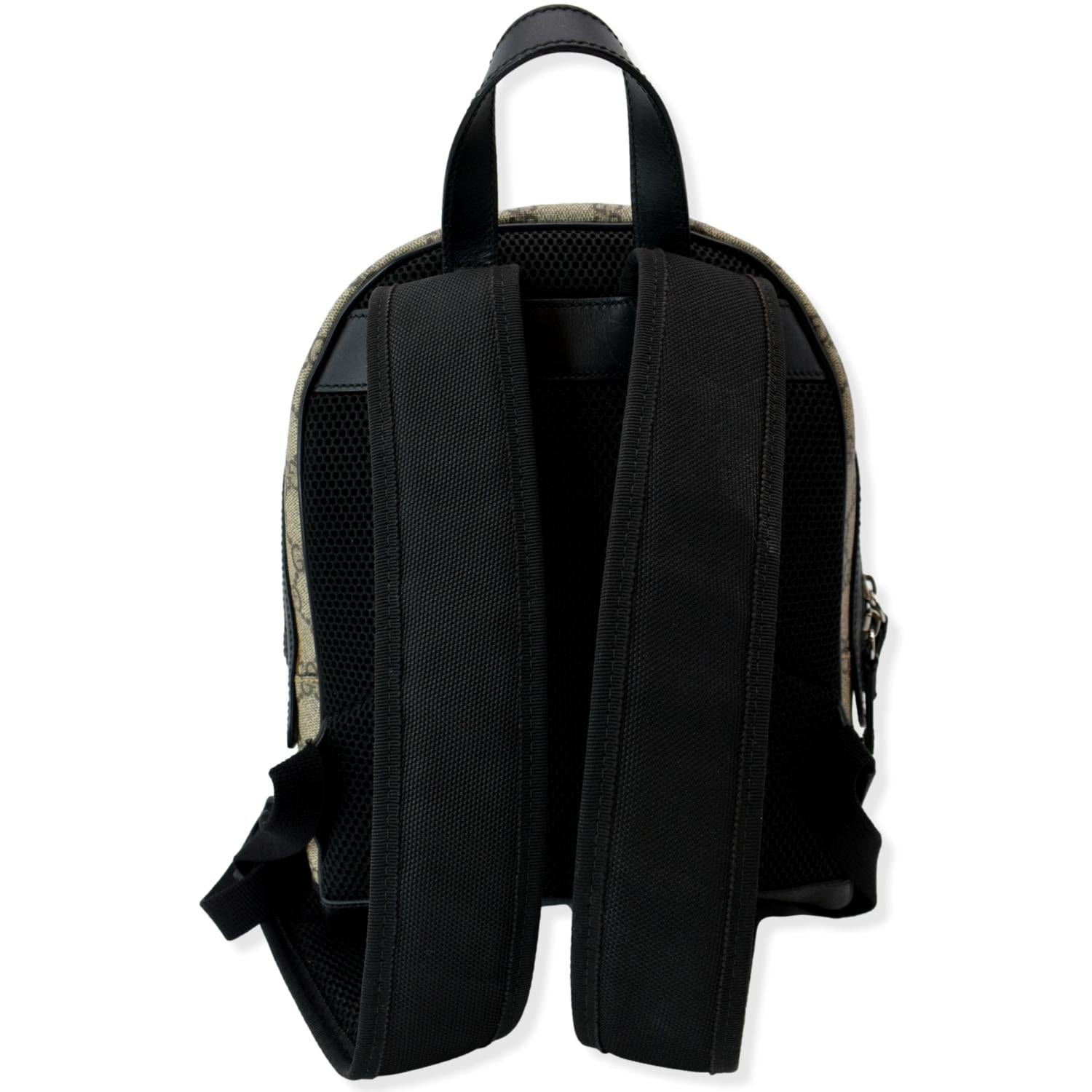GUCCI GG Supreme Monogram Small Eden Day Backpack Black | FASHIONPHILE
