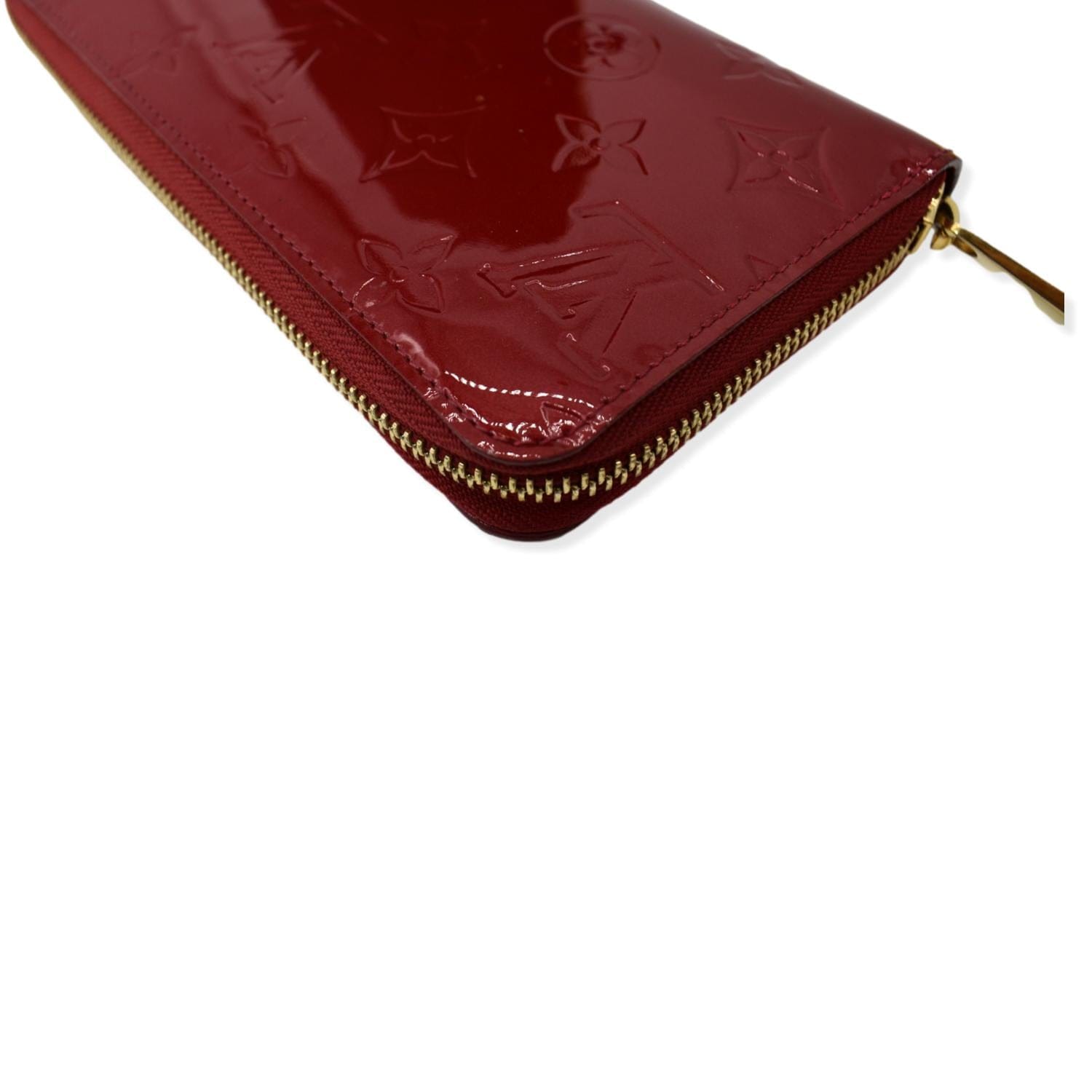 Zippy patent leather wallet Louis Vuitton Pink in Patent leather - 28725946