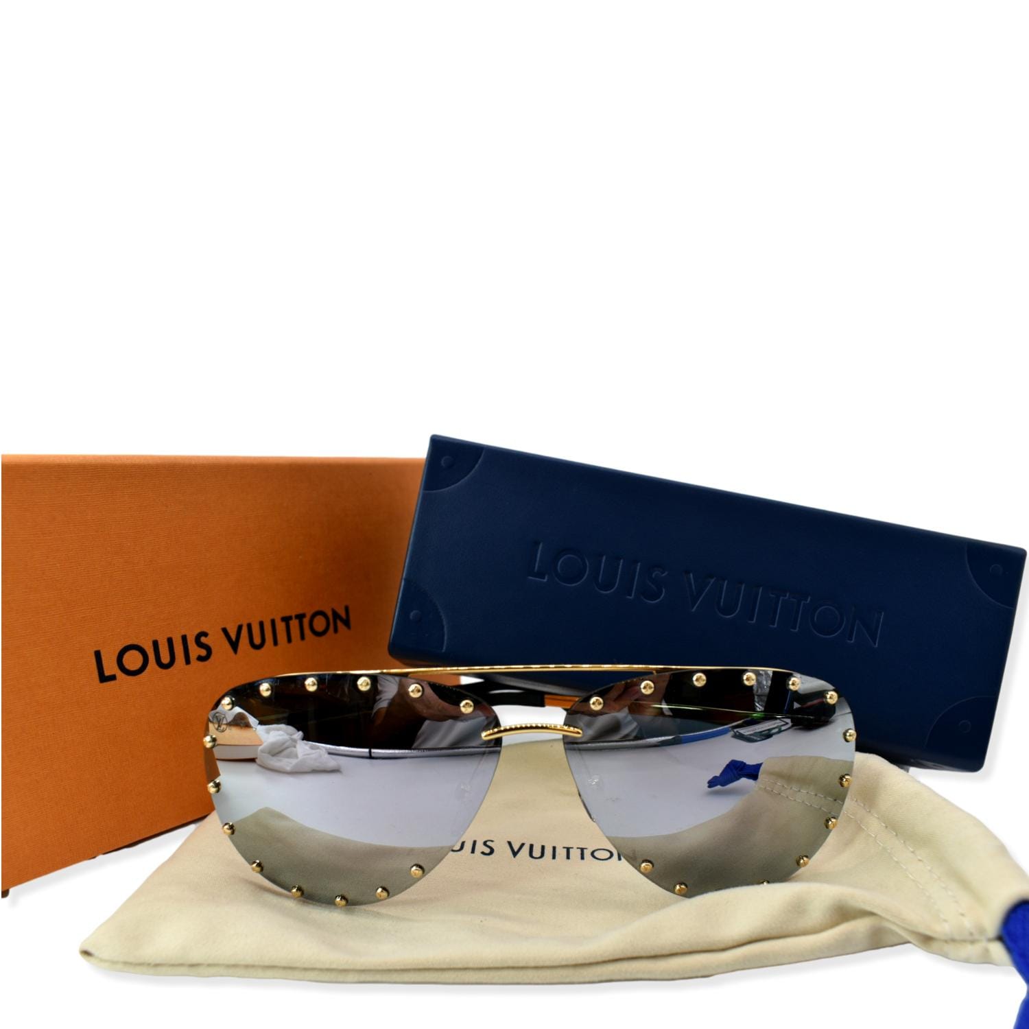 Louis Vuitton Black The Party Cat Eye Sunglasses at 1stDibs