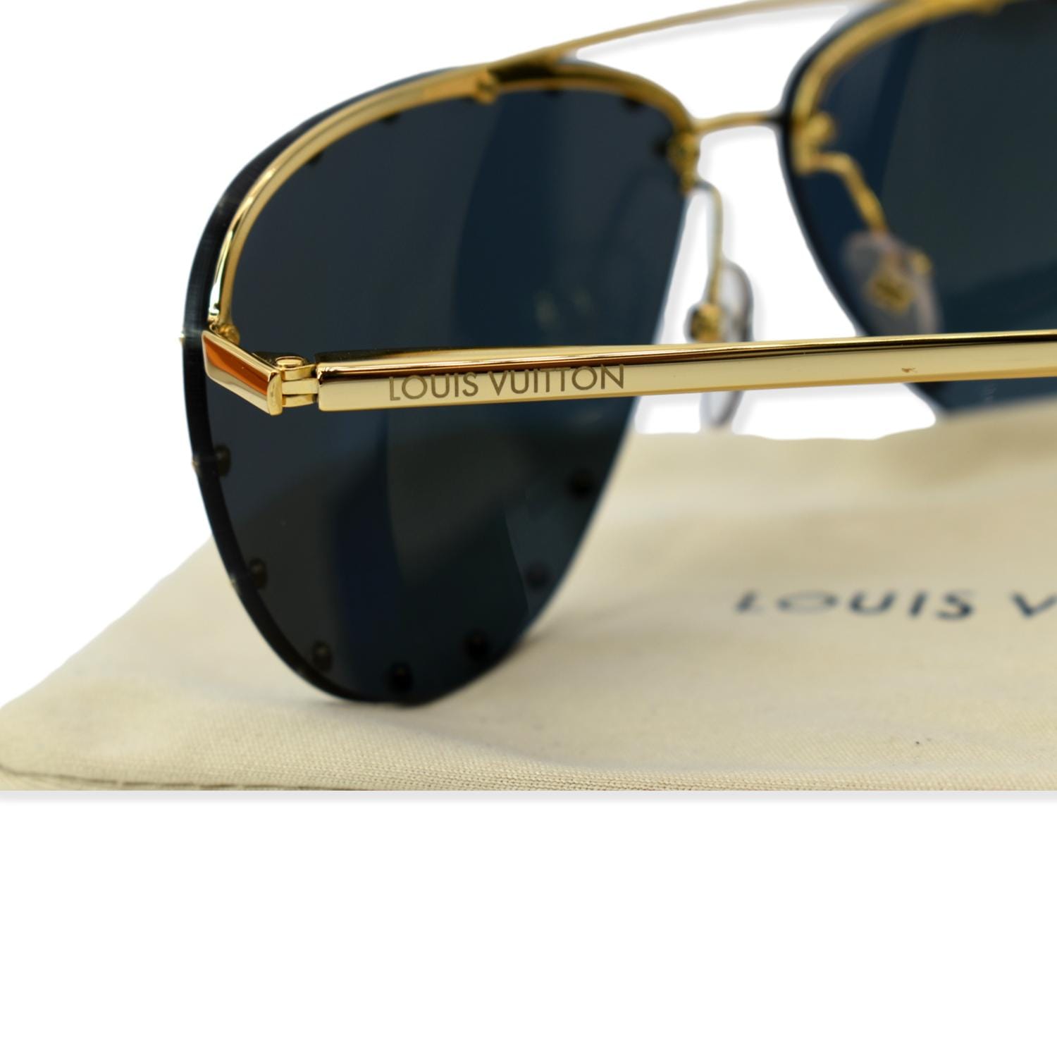 Louis Vuitton The Party Sunglasses In Dore | ModeSens