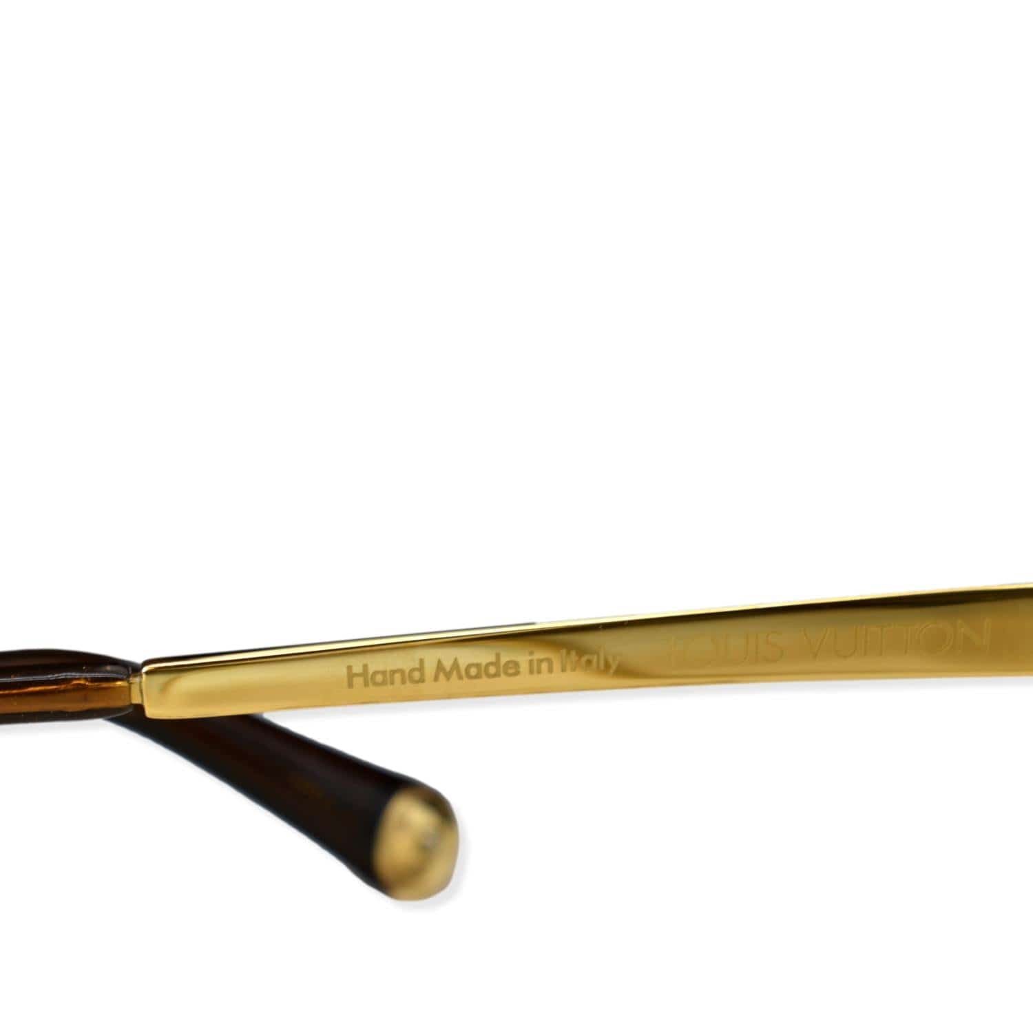 Louis Vuitton Laurel Sunglasses LOUIS VUITTON Laurel Sunglasses Z0410U Brown Glitter main image 3