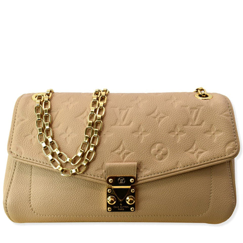 LOUIS VUITTON Saint Germain PM Monogram Leather Shoulder Bag Dune