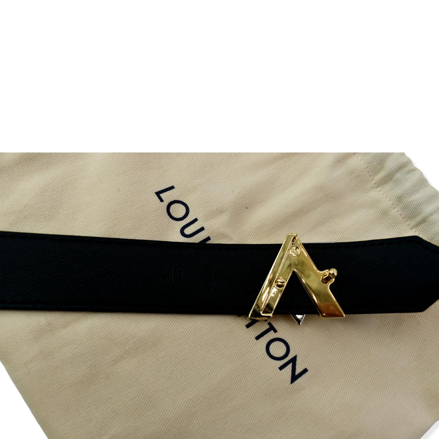 Louis Vuitton Limited Edition Monogram Black Sequin Belt - 90 / 36