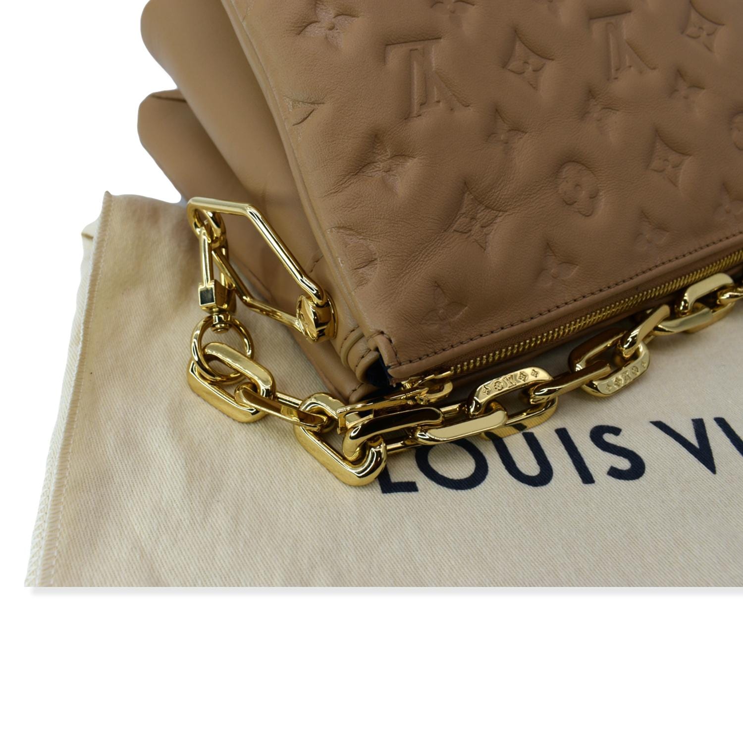 Louis Vuitton Pochette Coussin Camel