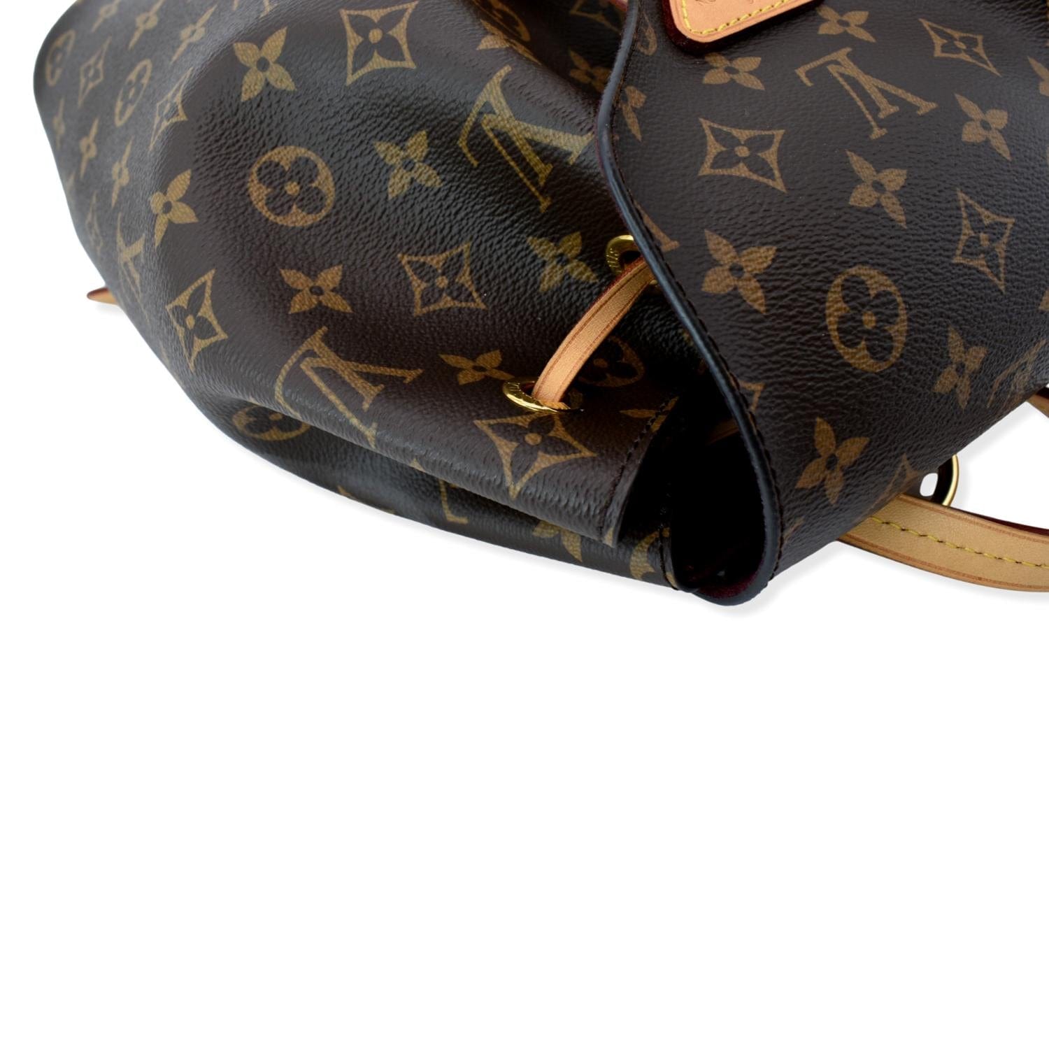 Louis Vuitton Montsouris NM Backpack Monogram Canvas with Leather PM Black  2376922