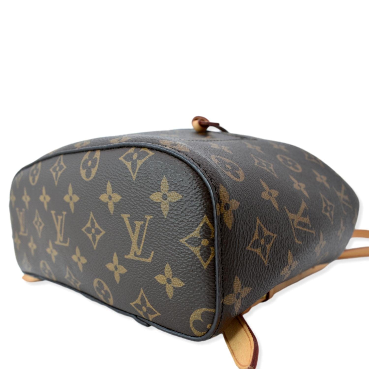 Louis Vuitton Montsouris NM Backpack Monogram Canvas with Leather BB Brown  23094614