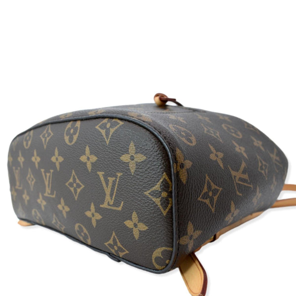 LOUIS VUITTON Montsouris NM Monogram Canvas Backpack Bag Brown