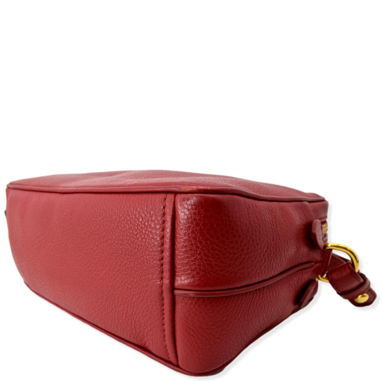 BaggagePH - Prada Double Zip Camera Bag (Soft Leather