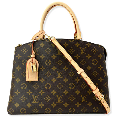 LOUIS VUITTON Grand Palais Monogram Canvas Shoulder Bag Brown