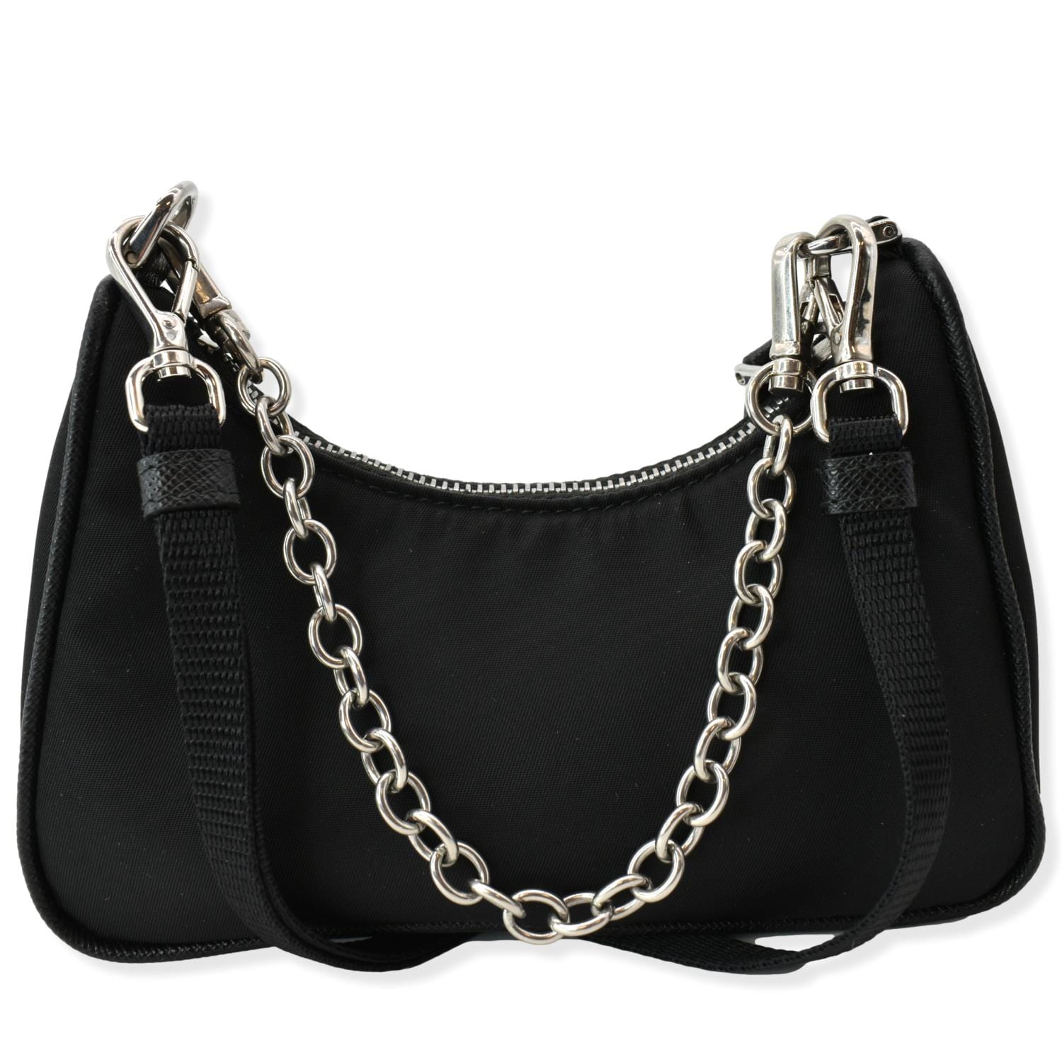 PRADA Nappa Mini Shoulder Bag Black 1137545