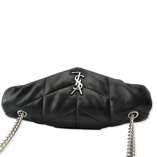YVES SAINT LAURENT Mini Loulou Puffer Leather Crossbody Bag Black - Hot Deals