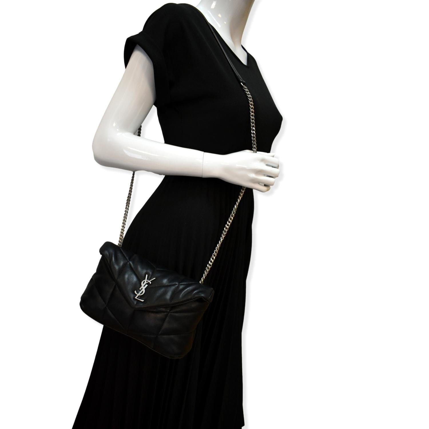 Loulou puffer leather crossbody bag Clearance