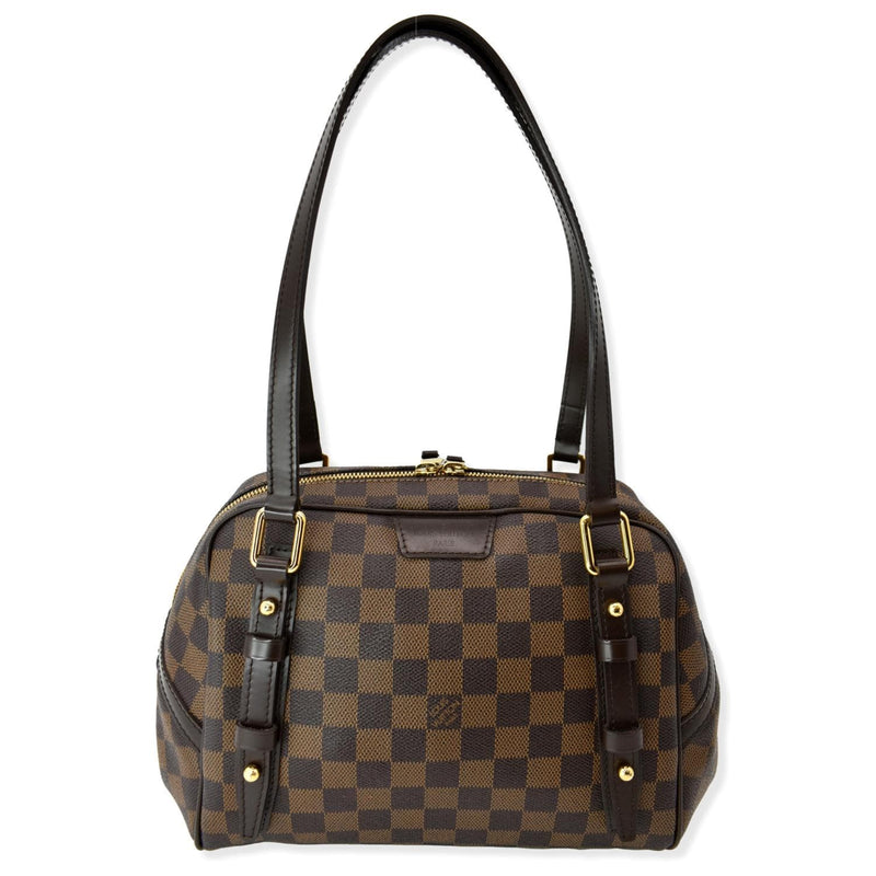 lv brown checkered bag
