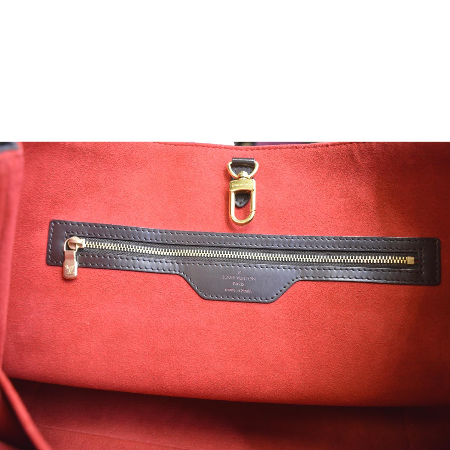 Brown Louis Vuitton Damier Ebene Hampstead MM Tote Bag – Designer