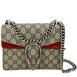 GUCCI Dionysus Mini GG Supreme Canvas Crossbody Bag Beige 421970