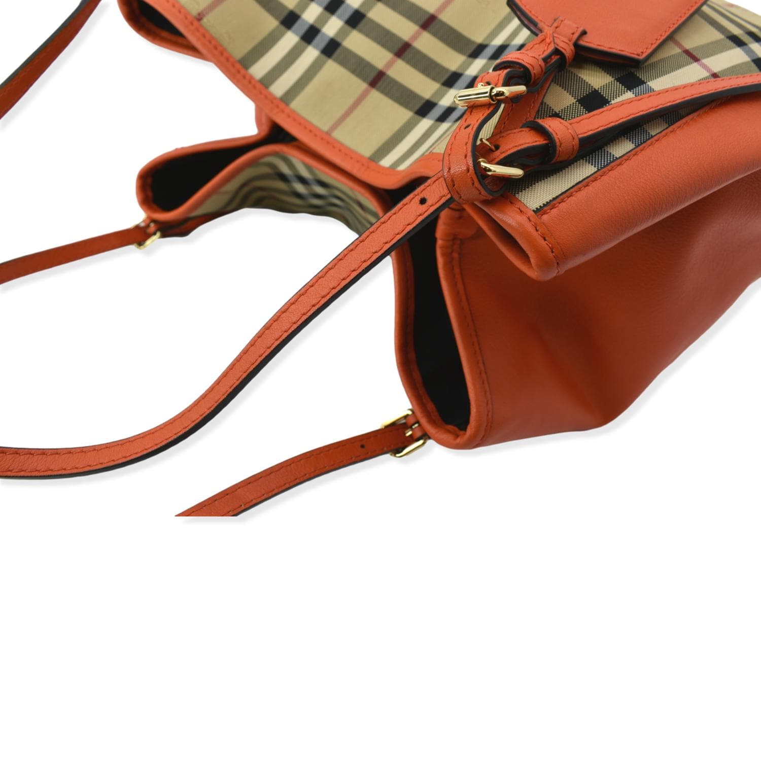 Canterbury handbag Burberry Brown in Cotton - 29656582