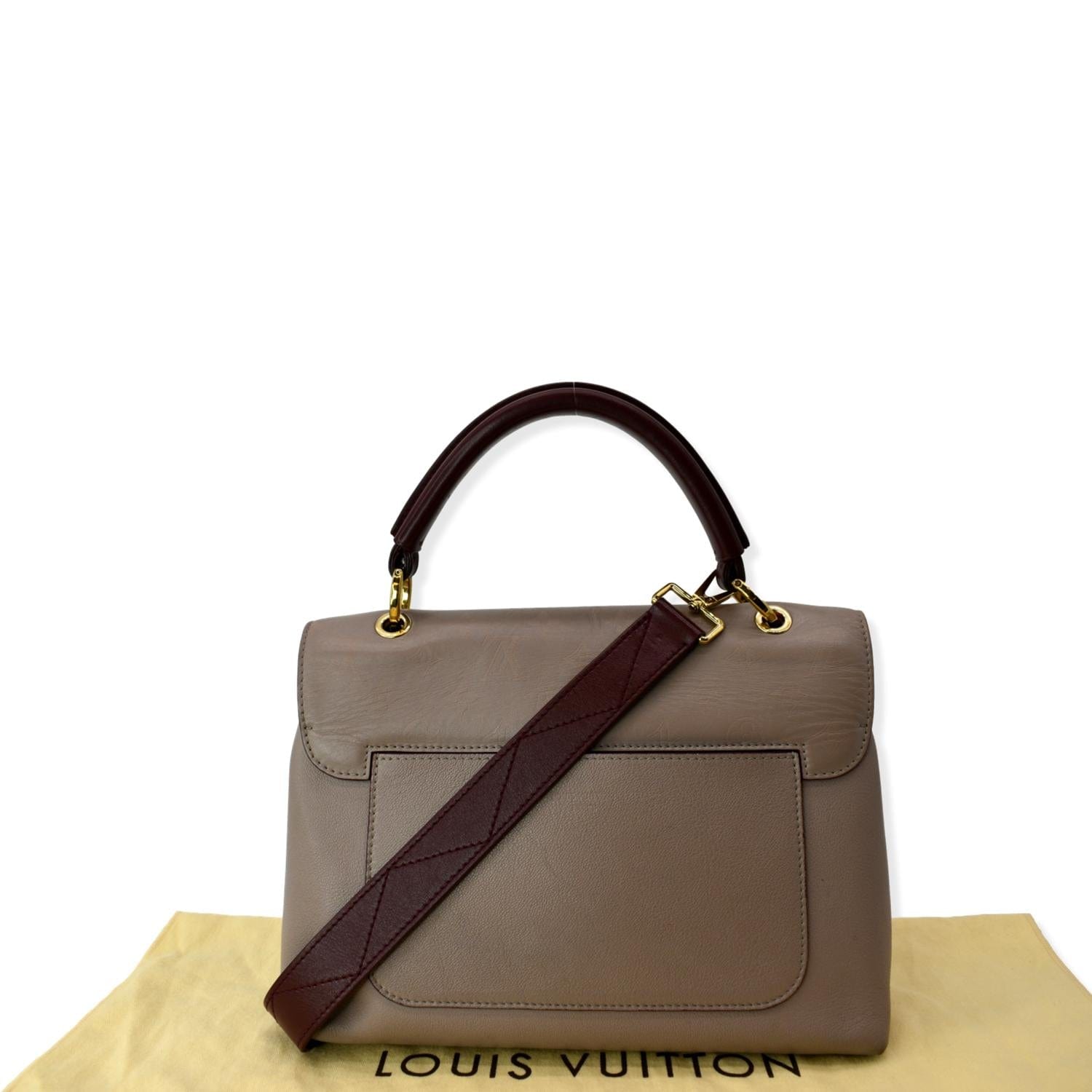 LOUIS VUITTON Very One Handle Calfskin Monogram Shoulder Bag Mauve