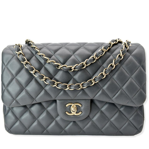 Anello rigido Chanel Ultra in ceramica nera, Chanel Double Flap - owned Chanel  Flap Bags For Women