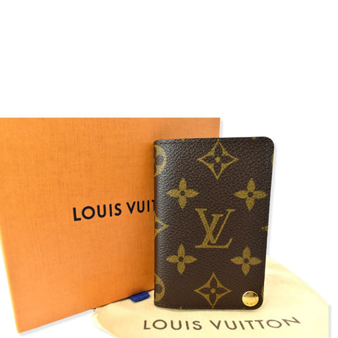 Louis Vuitton Vintage Monogram Canvas Card Holder Brown