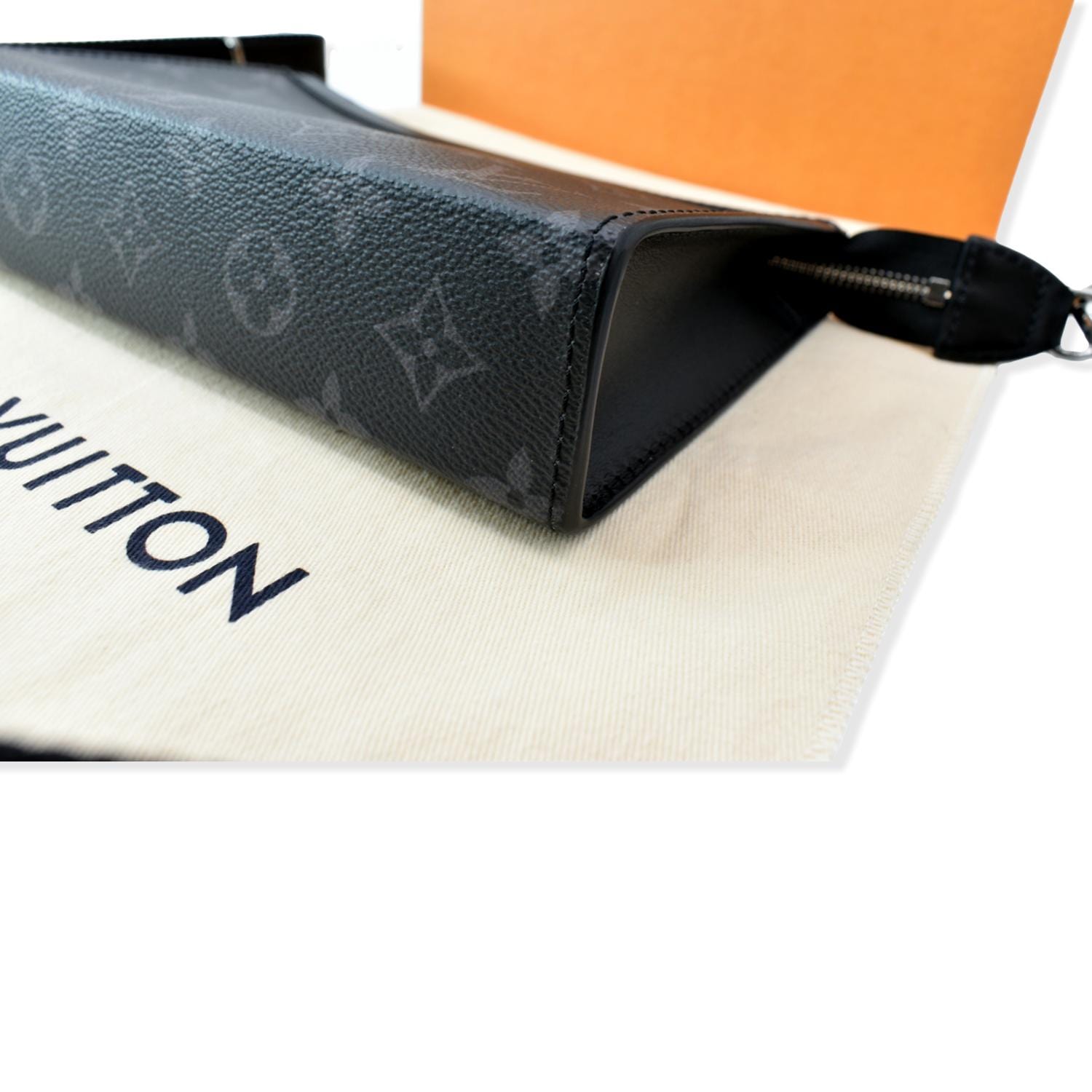 Louis Vuitton Monogram Gaston Wearable Wallet, Black