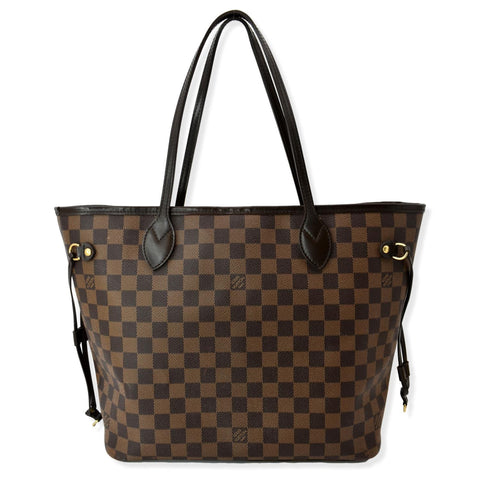 LOUIS VUITTON  Neverfull MM Damier Ebene Shoulder Bag Brown