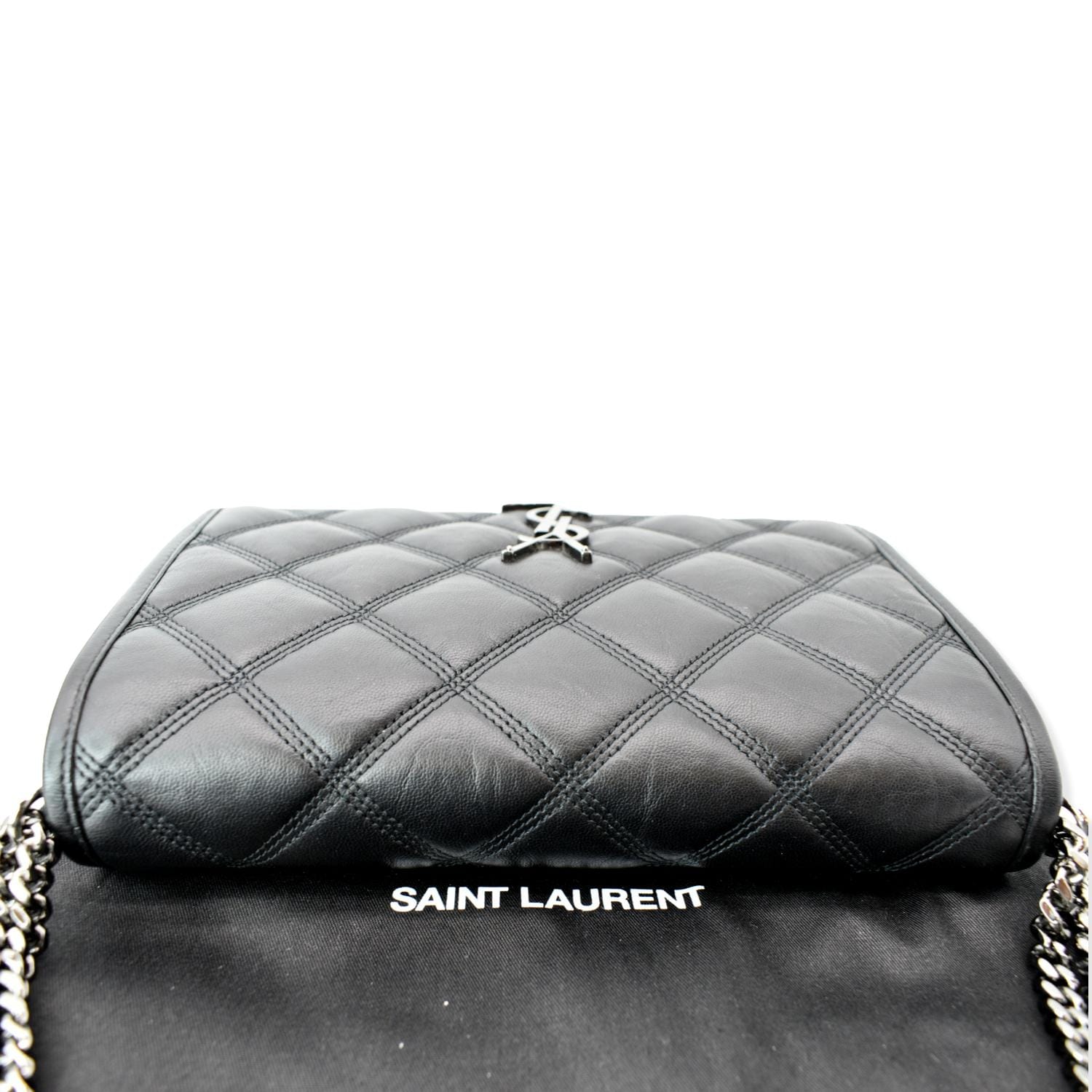 HOT!* YSL Saint Laurent Becky Small Shoulder Bag Crossbody Black Wallet On  Chain