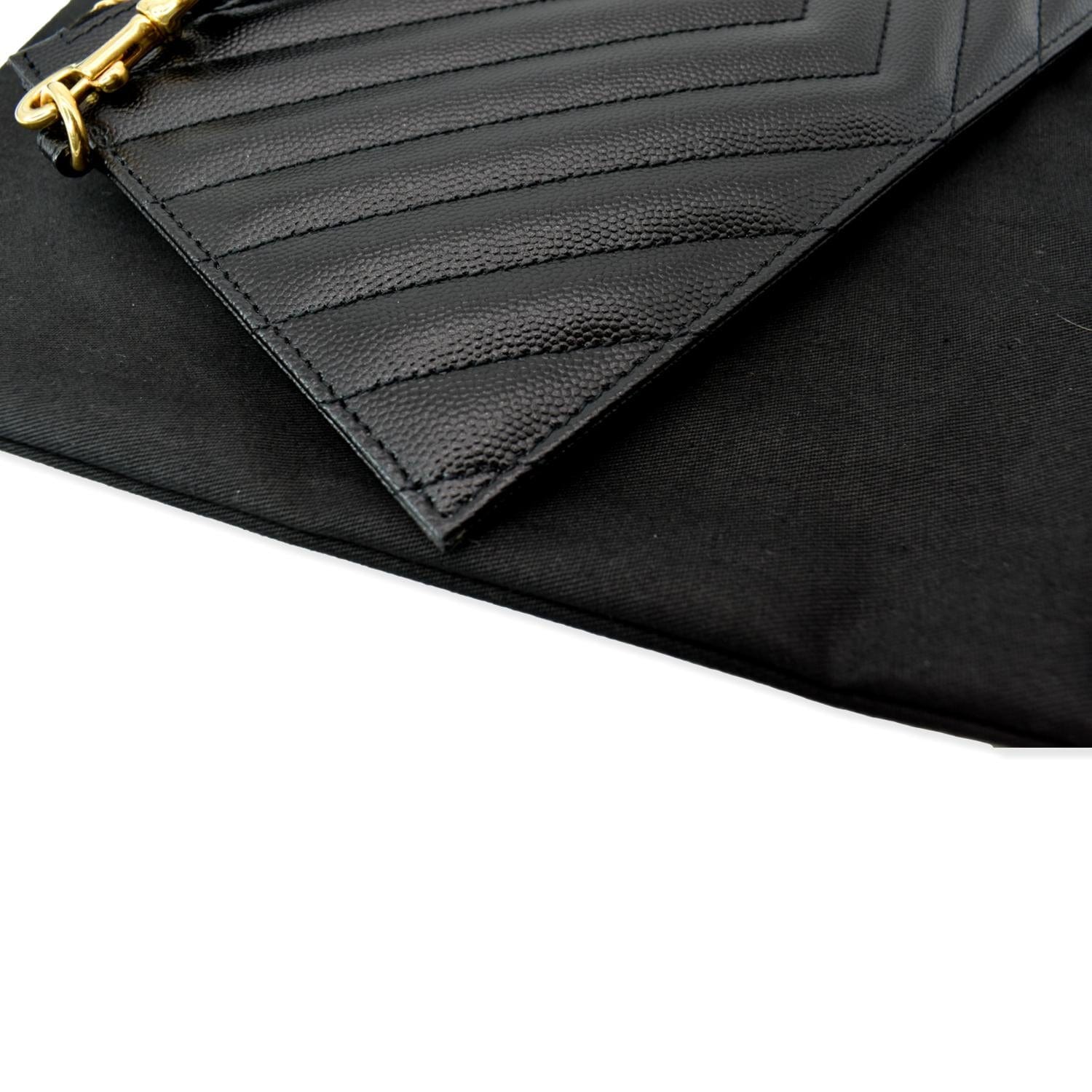 Saint Laurent Large Monogram Bill Pouch - Black Clutches, Handbags -  SNT252527