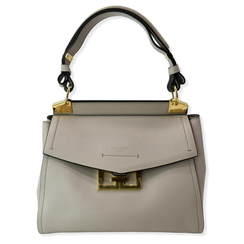 Givenchy Mystic Small Leather Top Handle Shoulder Bag White