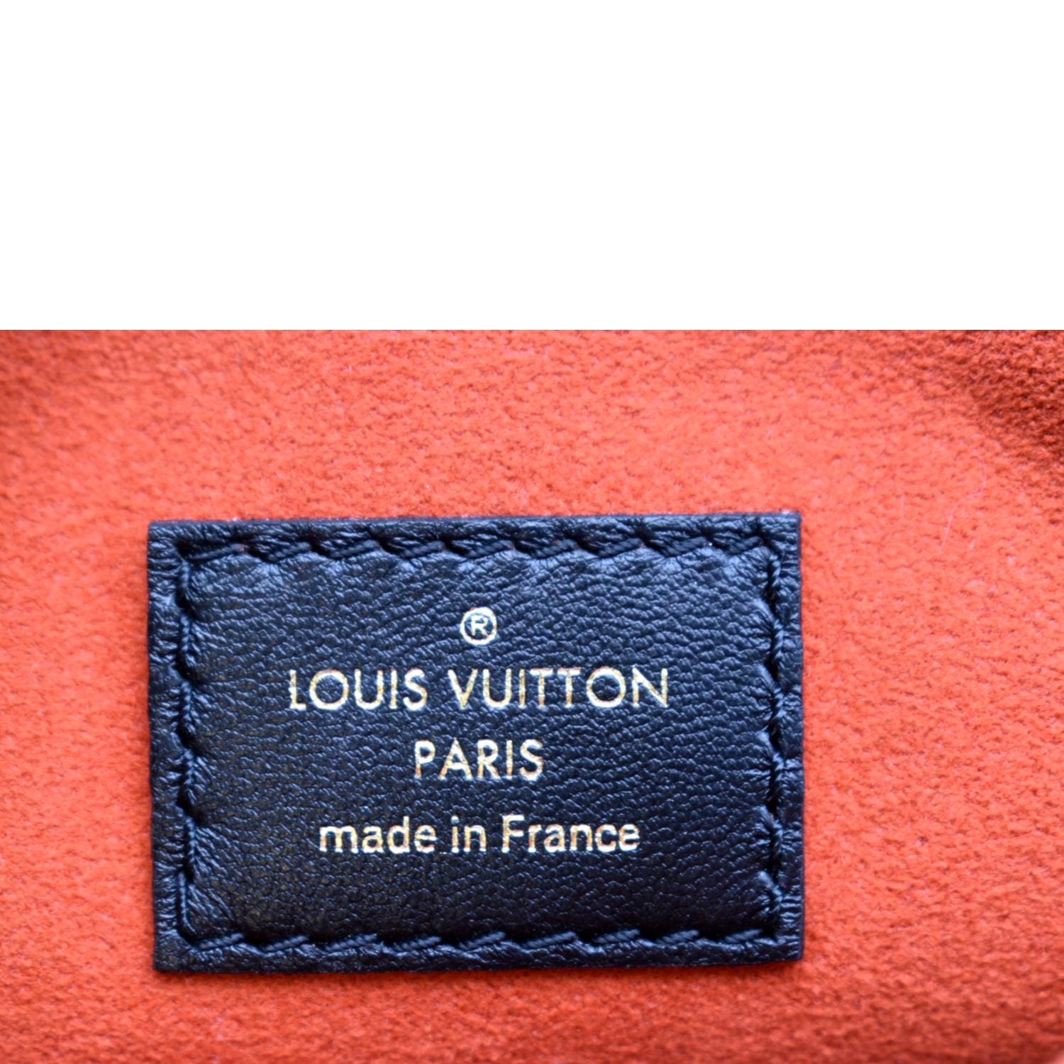 Louis Vuitton Black Monogram Coussin BB Calfskin Leather Purse