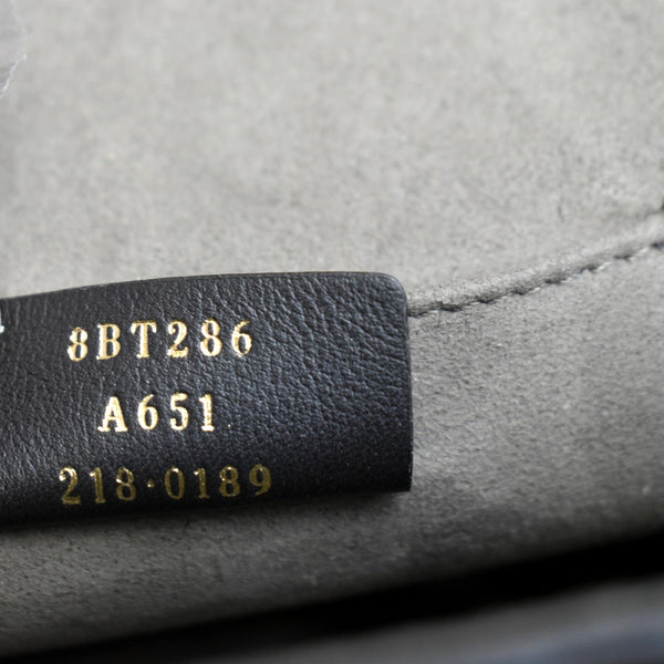 Fendi Kan I F Zucca Leather Shoulder Bag Brown - Serial Number