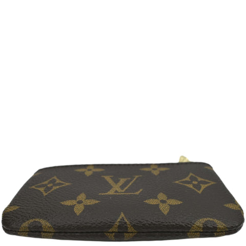 LOUIS VUITTON Key Coin Pouch Monogram Canvas Brown