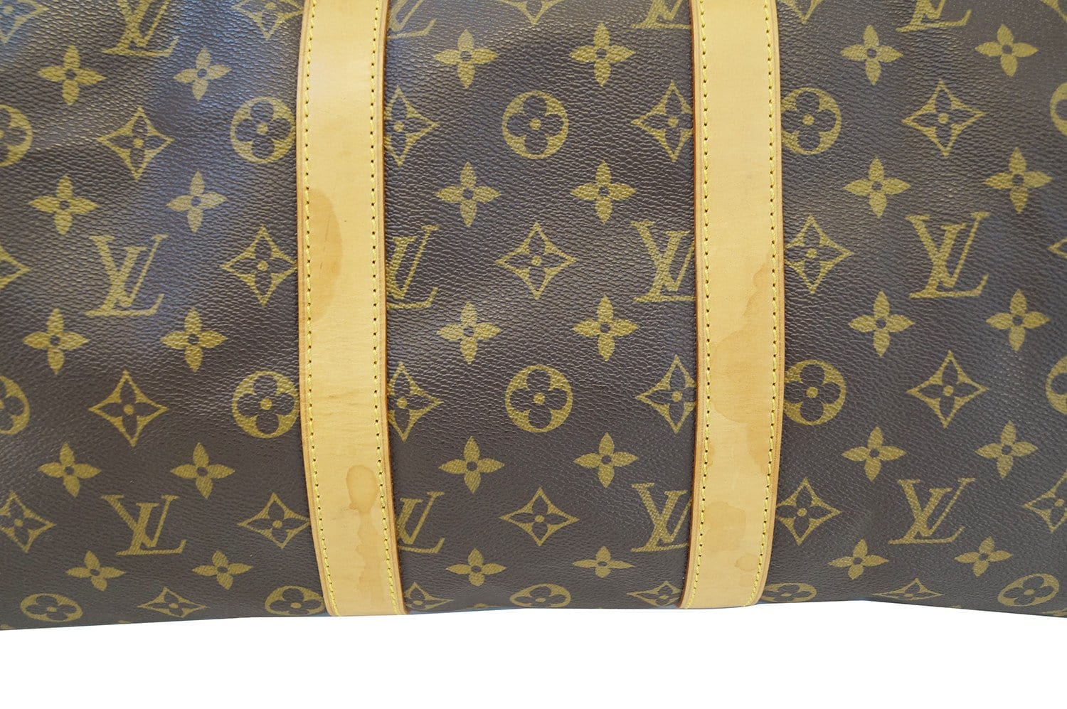 Louis Vuitton Monogram Black Keepall 45 2WAY Boston Bag 45�~26�~20 cm  Men's