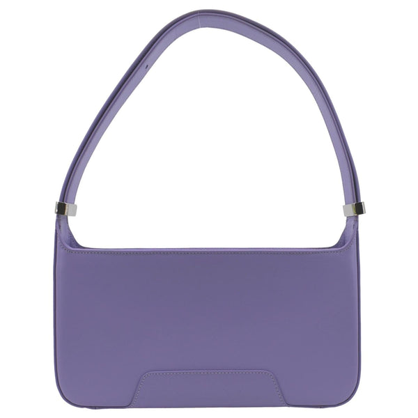 Burberry Icon Medium TB Leather Shoulder Bag Soft Violet - Back