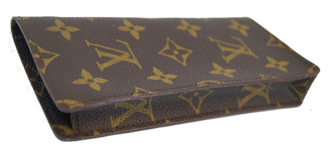 LOUIS VUITTON Monogram Etui a lunettes Simple Glasses Case