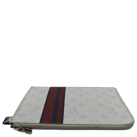 Louis Vuitton Pochette Jour Leather Pouch Clutch Bag - Top