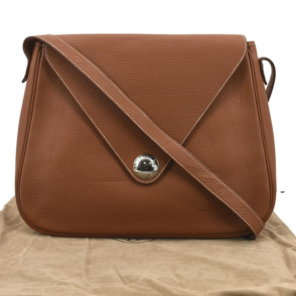 Hermes Christie Rhone Flap Leather Shoulder Bag - Product