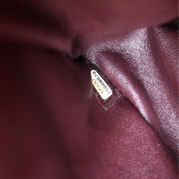 CHANEL Jumbo Double Flap Calfskin Leather Shoulder Bag Black