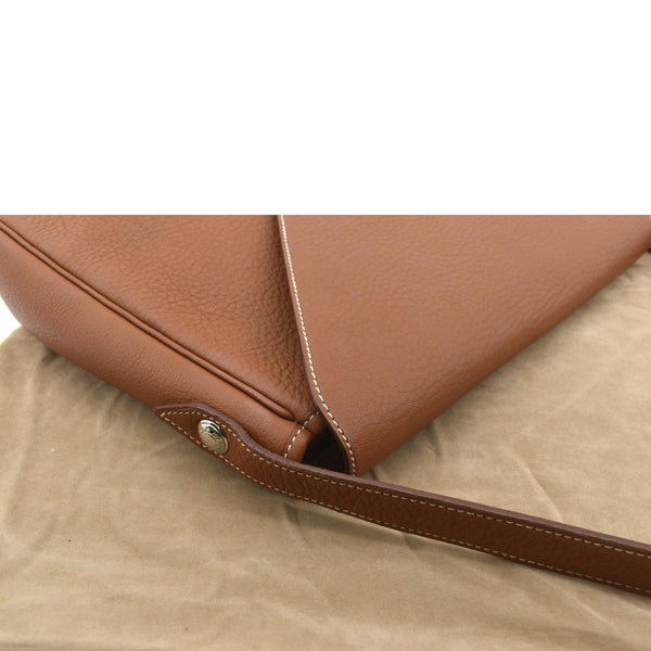 Hermes Christie Rhone Flap Leather Shoulder Bag - Top Right