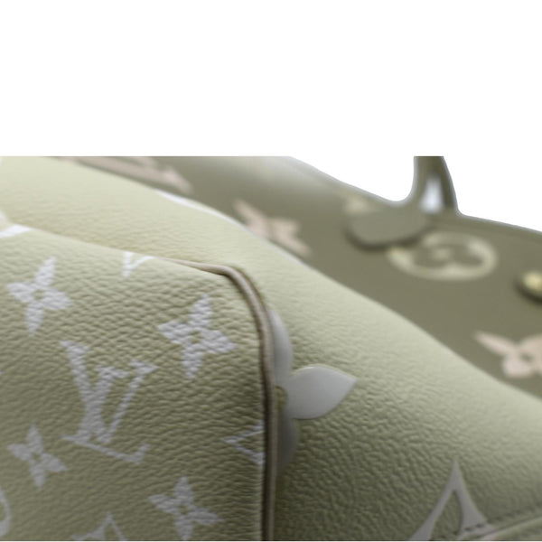 Louis Vuitton Neverfull MM Monogram Coated Tote Bag - Right Bottom Corner