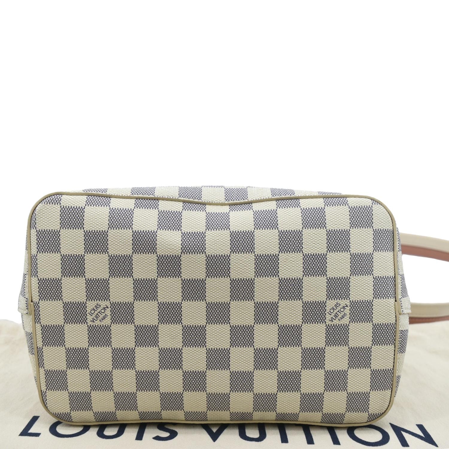 Authentic Louis Vuitton Damier Azur Canvas with Braided Handle NeoNoe BB Bag