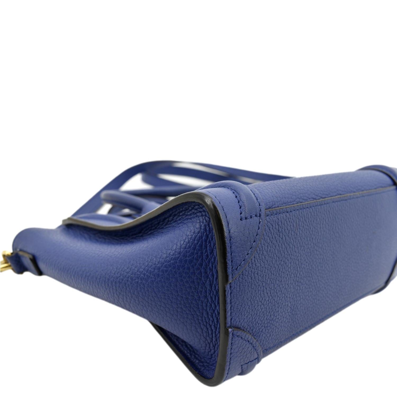 Celine Nano Luggage Smooth Leather Tote Crossbody Bag